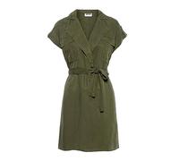 Noisy may Damen Nmvera S/S Endi Tencel Shirt Dress Noos Kleid, Olive Night, M EU