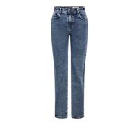 NOISY MAY Damen Nmyolanda Nw Wide Jeans Az358Mb FWD Noos, Medium Blue Denim, 25W / 30L EU