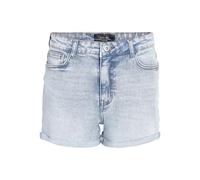 Noisy may Damen Shorts Kurze Denim Hot Pants Bermuda Jeansshorts high Waist, Farben:Hellblau, Größe:XL