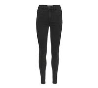 Noisy May Callie High Waist Skinny Vi069dg Jeans 28 Dark Grey Denim