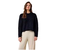 Rundhalspullover NOISY MAY "NMSASSY L/S O-NECK KNIT NOOS" Gr. L, schwarz (black) Damen Pullover (60787451-L) black