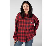 Noisy May - Frida Flannel Urban Red/Black - Hemd - Rot - S - 80% Polyester, 20% Baumwolle Rot S