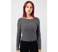 Noisy May - Harlow Boatneck Ghost Gray - Oberteil - Grau - M - 80% Polyester, 20% Viskose Grau M