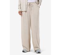 Jogger Pants NOISY MAY "NMLEILANI NW LOOSE PANTS WVN NOOS", Damen, Gr. L, N-Gr, natural, Web, Obermaterial: 77% Viskose, 23% Leinen, unifarben, regular fit knöchellang, Hosen (69751740-L) natural