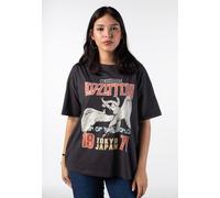 Noisy May - Ida Led Zeppelin Obsidian - T-Shirt - Grau - XL - 100% Bio-Baumwolle Grau XL