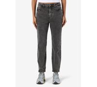 High-waist-Jeans NOISY MAY "NMMONI HW STRAIGHT ANK ACID AZ391DG NOOS" Gr. 28, Länge 32, blau (dark grey denim) Damen Jeans (91285635-28) dark grey denim