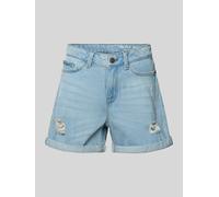 Noisy May Jeansshorts im Destroyed-Look Modell 'SMILEY' in Hellblau, Größe M