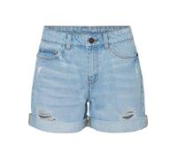 Noisy may Jeansshorts "Smiley" in Hellblau - Größe XL | Shorts