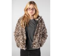 Noisy May - Jennifer Fur Birch Leo - Jacke - Braun - S - 100% Polyester Braun S