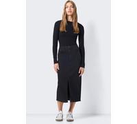Noisy May - Kath Slit Midi Black Denim - Rock - Schwarz - XL - 99% Baumwolle, 1% Elastan Schwarz XL