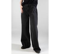 Noisy May Kettie Wide Leg Fit Vi559bl Jeans 25 Black Denim