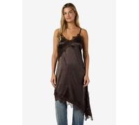 Noisy may Kleid "Sofie" in Dunkelbraun - Größe L | Damen Kleider