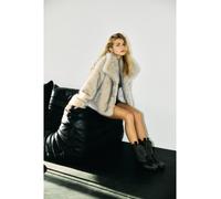 Noisy may Kunstfelljacke "Nmmoira" in Beige - Größe M | Damenjacken