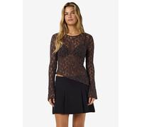 Noisy may Longsleeve "Miriam" in Dunkelbraun - Größe L | Damen Tops