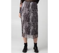 Noisy May - Lucia Mesh Maxi Black Snake - Rock - Braun - XS - 95% Polyester, 5% Elastan Braun XS