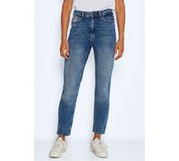 Noisy May - Moni Straight Dark Blue Denim - Jeans - Blau - W25 / L32 - 99% Baumwolle, 1% Elastan Blau W25 / L32