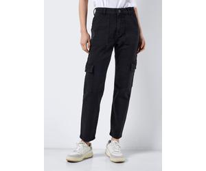 Noisy May - Moni Utility Cargo Ank Black - Jeans - Schwarz - W25 / L30 - 99% Baumwolle, 1% Elastan Schwarz W25 / L30