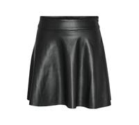 Noisy May Rock Andy ausgestellter Kurzrock mit hoher Taille Schwarz XS Frau