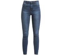 Noisy May Callie High Waist Skinny Vi021mb Jeans 28 Medium Blue Denim