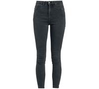Noisy May - Callie Skinny Dark Grey Denim - Jeans - Grau - W27 / L32 - 75% Baumwolle, 18% Polyester, 5% Viskose, 2% Elastan Grau W27 / L32