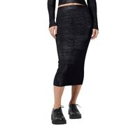 NOISY MAY NMJAZ HW MIDI Knit Skirt FWD NOOS