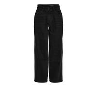 Noisy May Josie Baggy Fit Az385bl Hochtaillierte Jeans 31 Black Denim