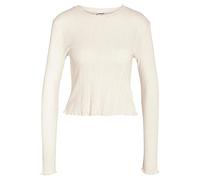 NOISY MAY NMJudy Babylock Detail Top FWD Frauen Langarmshirt schwarz