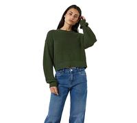 Noisy may Damen Nmmaysa L/S O-neck Knit Noos, Kombu Green, M