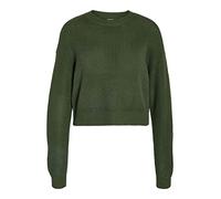 Noisy may Damen Nmmaysa L/S O-neck Knit Noos, Kombu Green, S