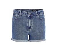 Noisy May Jeansshorts Moni AZ358MB - High Waist, Slim Fit - Blau, Gr. S