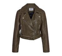 Noisy May NMNELLY PU CROPPED BIKER NOOS Kunstlederjacke schwarz in L