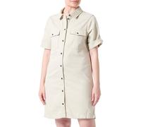 NOISY MAY - NMNEW SIGNE S/S DENIM DRESS CLR NOOS oatmeal - Gr. - S