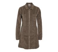 Noisy May NMNISE SLIM ZIP DRESS COLOR CORDUROY S* Kurzes Kleid braun in L