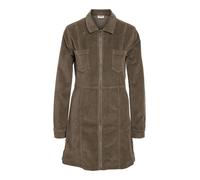 Noisy May NMNISE SLIM ZIP DRESS COLOR CORDUROY S* Kurzes Kleid braun in S