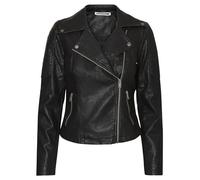 Noisy May Rebel PU Jacket Damen-Kunstlederjacke - schwarz XS
