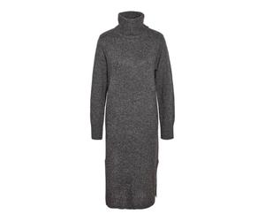 Noisy may NMViola L/S Rollneck Knitt Dress FWD NOOS Frauen Mittellanges Kleid grau S