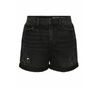Noisy May NOS DE Damen NMSMILEY NW Dest VI061BL BG NOOS Shorts, Black Denim, L