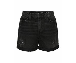 Noisy May NOS DE Damen NMSMILEY NW Dest VI061BL BG NOOS Shorts, Black Denim, L