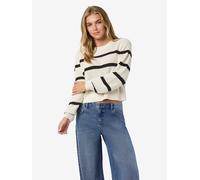 Noisy May Maysa Pullover M Eggnog / Black