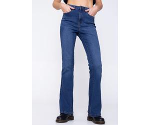 Noisy May - Sallie Flare Medium Blue Denim - Jeans - Blau - W31 / L34 - 75% Baumwolle, 18% Polyester, 5% Viskose, 2% Elastan Blau W31 / L34