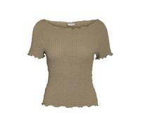 Noisy may Shirt "Lora" in Taupe - Größe M | Damen Tops
