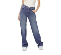 Noisy may Straight Fit Jeans Regular Waist Denim Weite Hose mit Reißverschluss NMYOLANDA, Farben:Blau,Größe Damen:W31 L34,Z - Länge L30/32/34/36/38:L34
