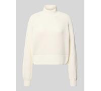 Noisy May Turtleneck-Pullov aus Baumwoll-Mix Modell 'DARA' in Offwhite, Größe XL