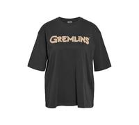 Noisy May x Gremlins - Karla Halloween Obsidian - T-Shirt - Grau - S - 100% Bio-Baumwolle,Jersey Grau S