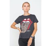 Noisy May x Rolling Stones - Nate Obsidian - T-Shirt - Grau - S - 100% Baumwolle Grau S