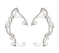 NOLITOY 1 Paar Elfen Ohrclip Ohrmanschetten Damen Ohrschmuck ohne Ohrloch für Alltag Festival Cosplay