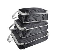 NOLITOY 3 Stück wasserdichte Teilige Kompressionstaschen für Kleidung Reise Koffer Organizer Langlebiger Nylonbezug für Urlaub Backpacking und Heimaufbewahrung