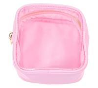 NOLITOY Candy farbige wasserdichte Nylon Kosmetiktasche mit Großem Fassungsvermögen Transparenter Reise kulturbeutel für Damen Multifunktionaler Organizer für Outdoor Shopping und Camping