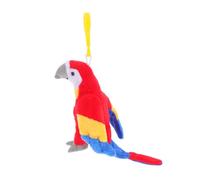 NOLITOY Plüsch Papagei Schlüsselanhänger Roter Vogel Anhänger Weicher Kuscheltier Vogel Schlüsselanhänger Schulranzen Schmuck Geschenk für Vogelliebhaber Tasche Zubehör