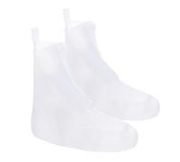 NOLITOY Regenschuhüberzieher Verdickte Silikon-überschuhe Regenfeste für Schuhe Transparente Regenstiefel Schützen vor Regen Wasser Öl Schlamm